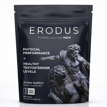 ERODUS Formula for Men - Advanced Testosterone Support Powder - Energy & Gym Supplement for Men - Supports Healthy Testosterone Levels & Physical Performance - with Ashwagandha (30 Day Supply) ERODUS uk supplements