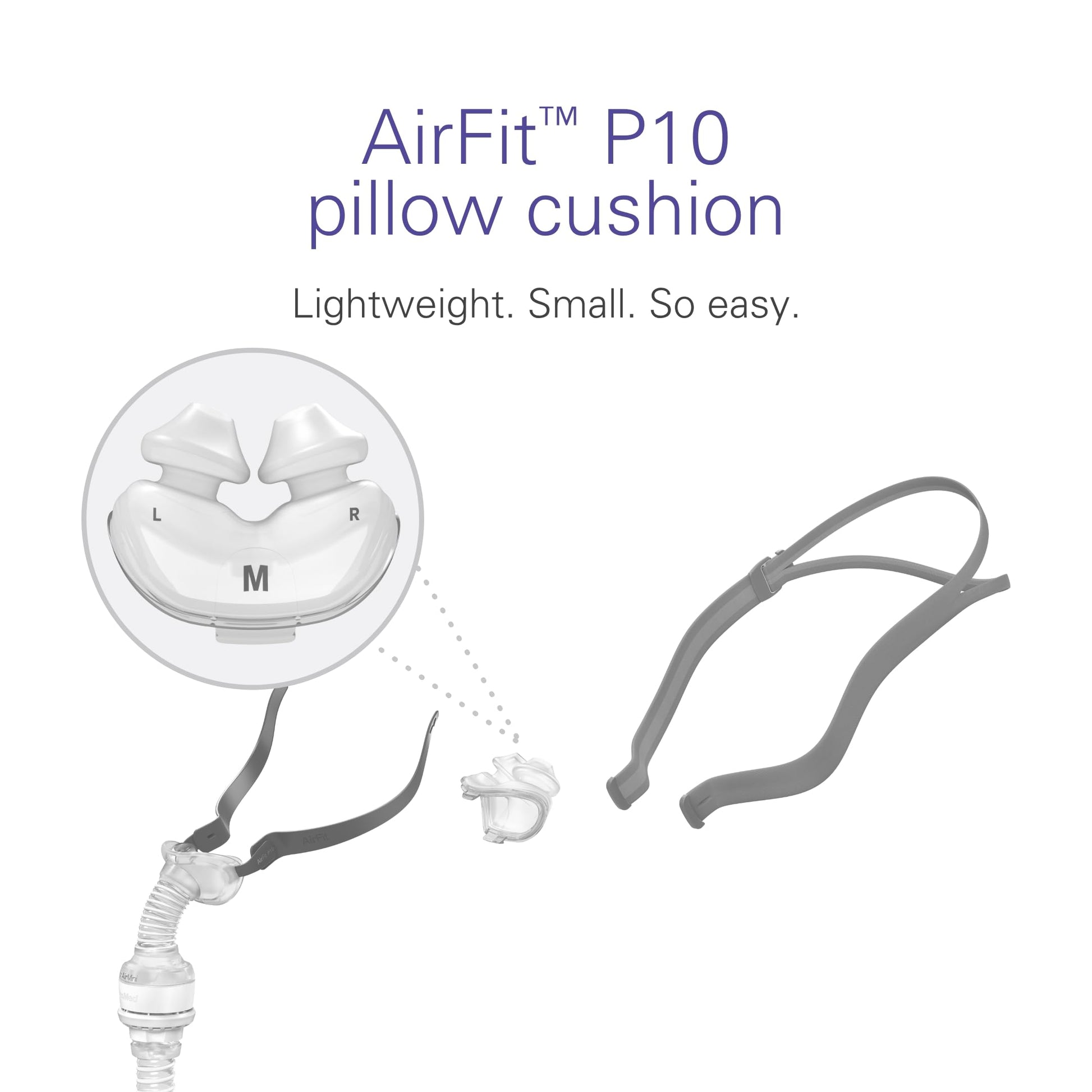 ResMed AirFit P10 Nasal Pillow Replacement Cushion - Medium ResMed uk supplements