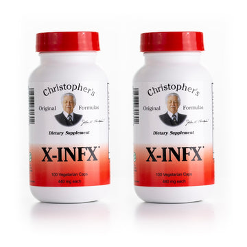 Christopher's Original Formulas X-INFX Formula, Natural Immune Support, 2 Pack, 100 Caps Each Christopher's Original Formulas uk supplements