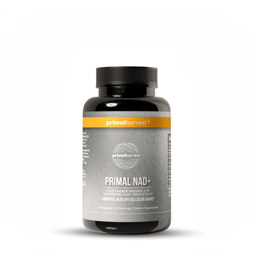 Primal Harvest NAD+ Supplement: Nicotinamide Riboside, Trans-Resveratrol, Betaine, CoQ10, NAD Supplements for Cellular Health, Energy, and Mitochondrial Support (60 Count (1 Pack) Primal Harvest uk supplements
