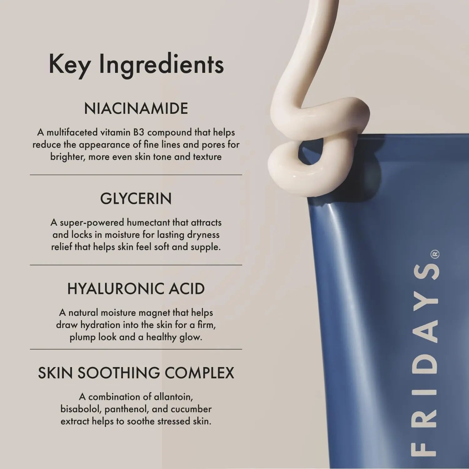 Summer Fridays Jet Lag Mask - Hydrating Face Moisturizer + Mask - Enriched with Hyaluronic Acid, Niacinamide, Glycerin + Antioxidants Helps Nourish Skin for a Renewed + Radiant Complexion (2.25 Oz) Summer Fridays uk supplements