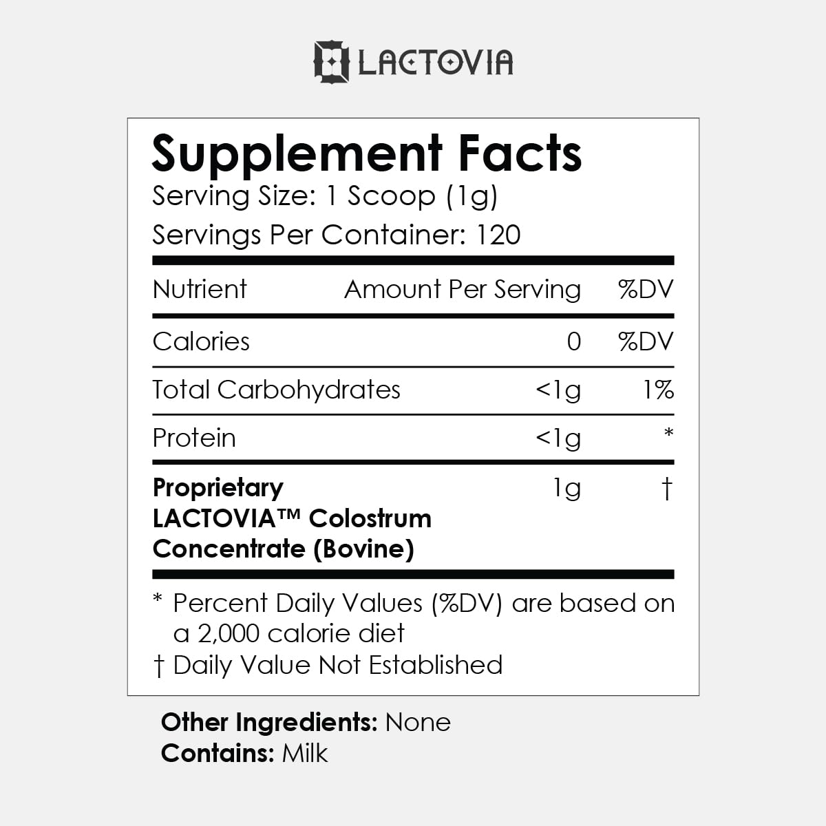 LACTOVIA Bovine Colostrum Powder | Grass-Fed Organic Colostrum Supplement | Gut & Immune Health Support | Raw, Unflavored | Keto, Gluten & Fat-Free | for Women & Men LACTOVIA uk supplements