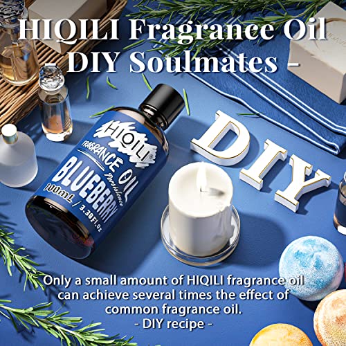 HIQILI Blueberry Essential Oil - Premium Fruit Fragrance Oil for Candle Making, Diffuser, Perfume HIQILI uk supplements
