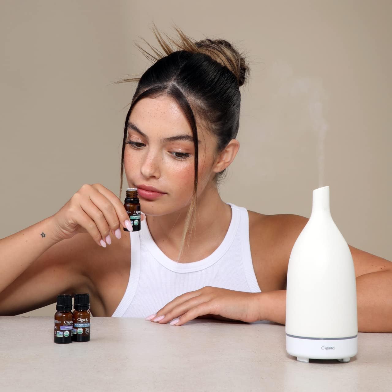 Cliganic Organic Rosemary Essential Oil for Hair, Skin, Aromatherapy - 100% Pure Natural Undiluted Cliganic uk supplements