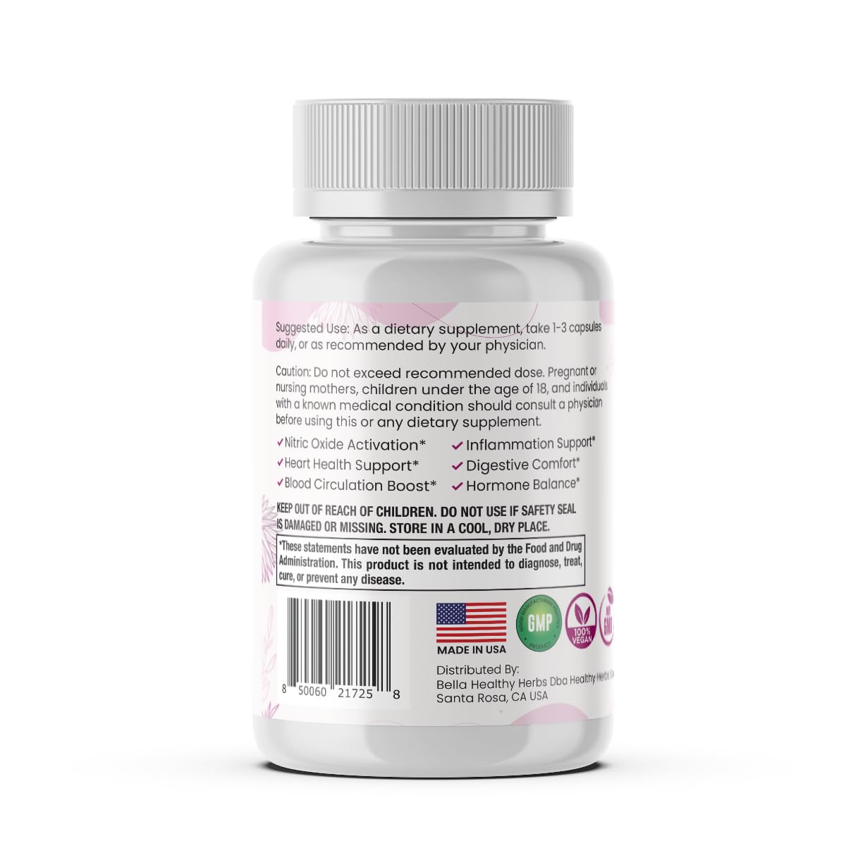 Healthy Herbs Wildcrafted Sea Moss Capsules | 1950mg BATCG-6 "Heart Complex Advanced Sea Moss Superblend | US-Made, Vegan, Non-GMO, Easy-Swallow (90 Capsules) Healthy Herbs uk supplements