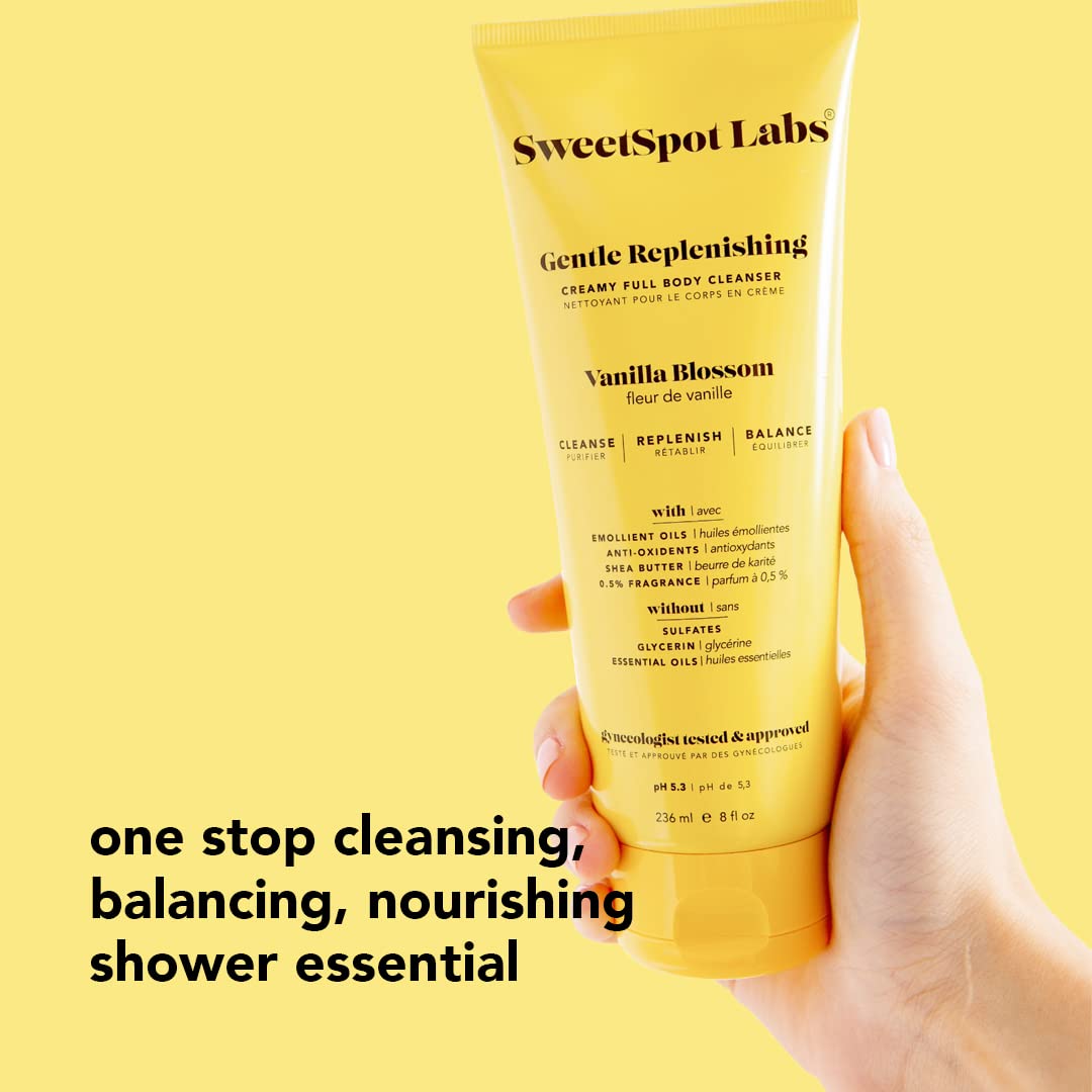 SweetSpot Labs Feminine Wash, Gentle Vanilla Blossom Scent, with Shea Butter and Aloe Vera, Sulfate Free SweetSpot Labs uk supplements