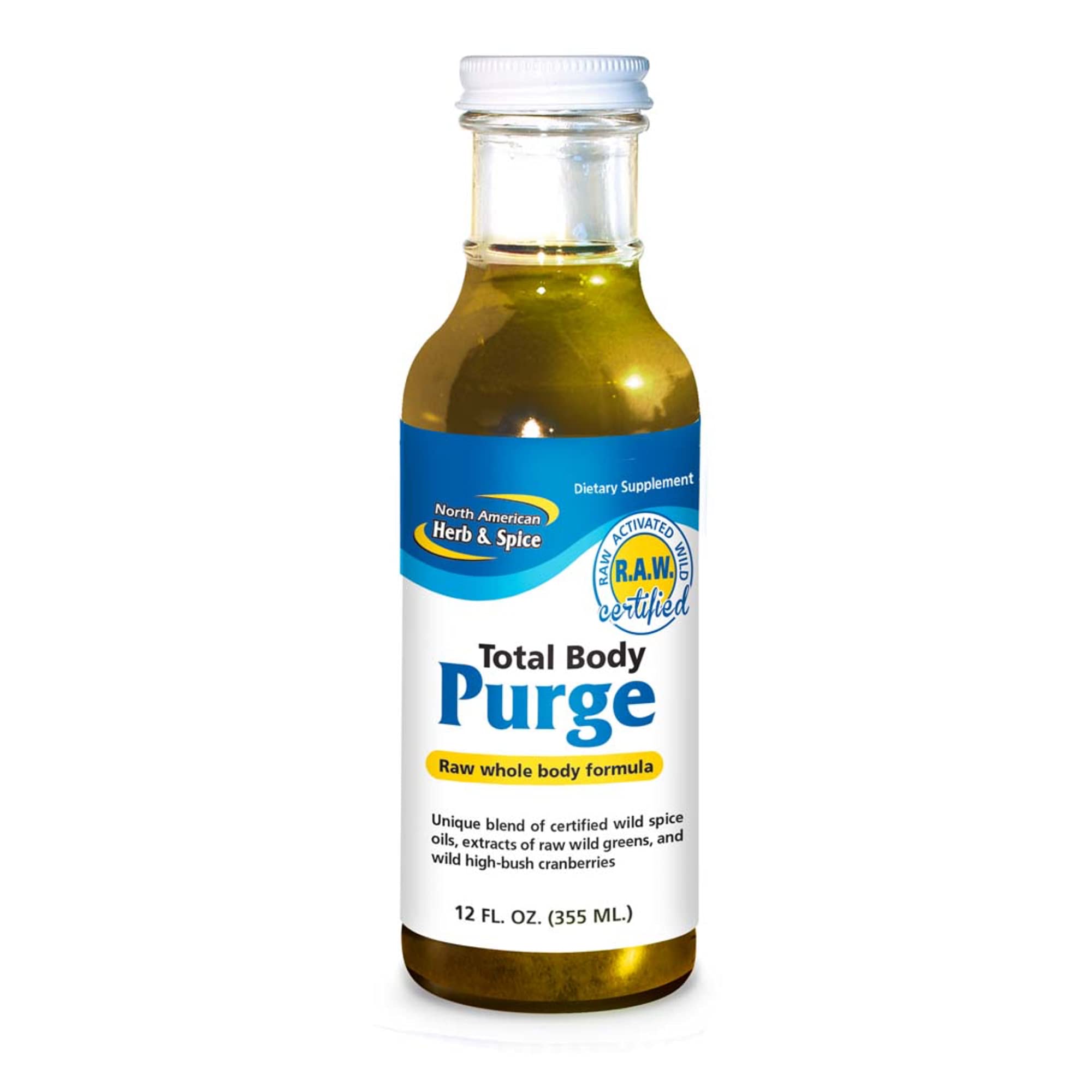 NORTH AMERICAN HERB & SPICE Total Body Purge - 12 fl. oz. - Raw Whole Body Formula - Builds Healthy & Nutritious Diet - Contains Natural Source Phenols, Vitamins, & Minerals - 12 Servings NORTH AMERICAN HERB & SPICE uk supplements