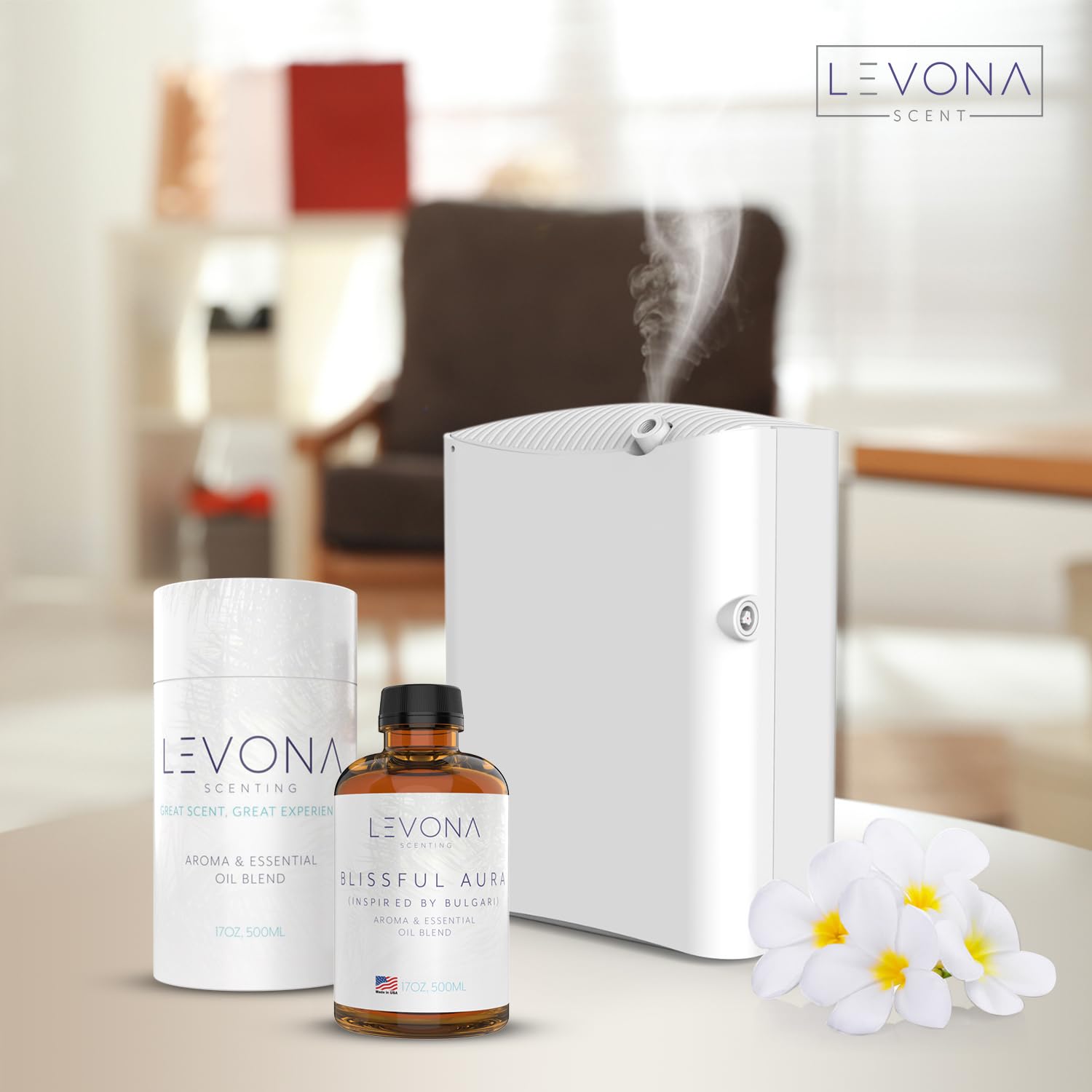 Levona Scent Essential Oils for Diffuser: Blissful Aura Inspired by Bulgari with Notes of Amber LEVONA SCENT uk supplements