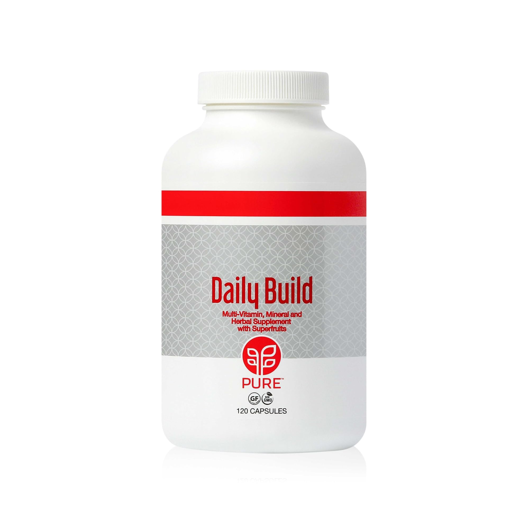 PURE Daily Build | 120 Capsules | Advanced Multivitamin Supplement | Enhanced with Essential Vitamins, Minerals PURE uk supplements