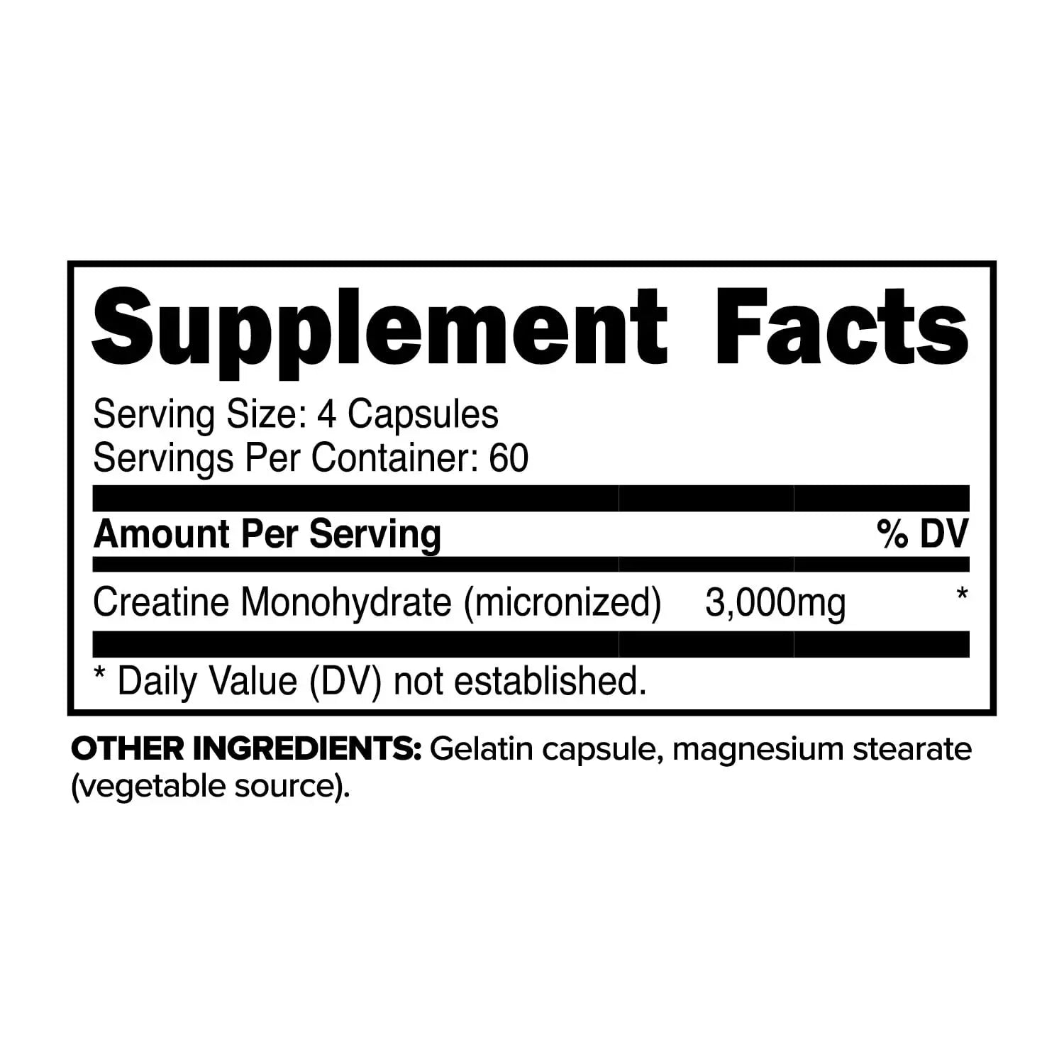 Primaforce Creatine Monohydrate Capsules - 240 Capsules, 3,000mg per Serving, Gluten Free and Non-GMO Primaforce uk supplements