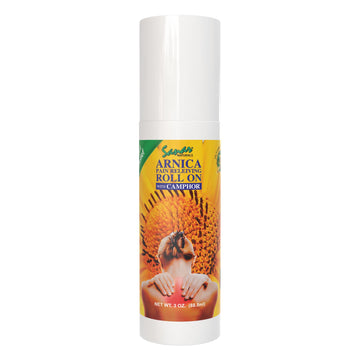 Sanar Naturals Arnica Roll On, 3 oz | Fast Acting Muscle Rub Relief & Joint Support | Soothing Topical Arnica Clear Gel for Post Workout and Daily Use | Non-Greasy, Travel Size Sanar Naturals uk supplements