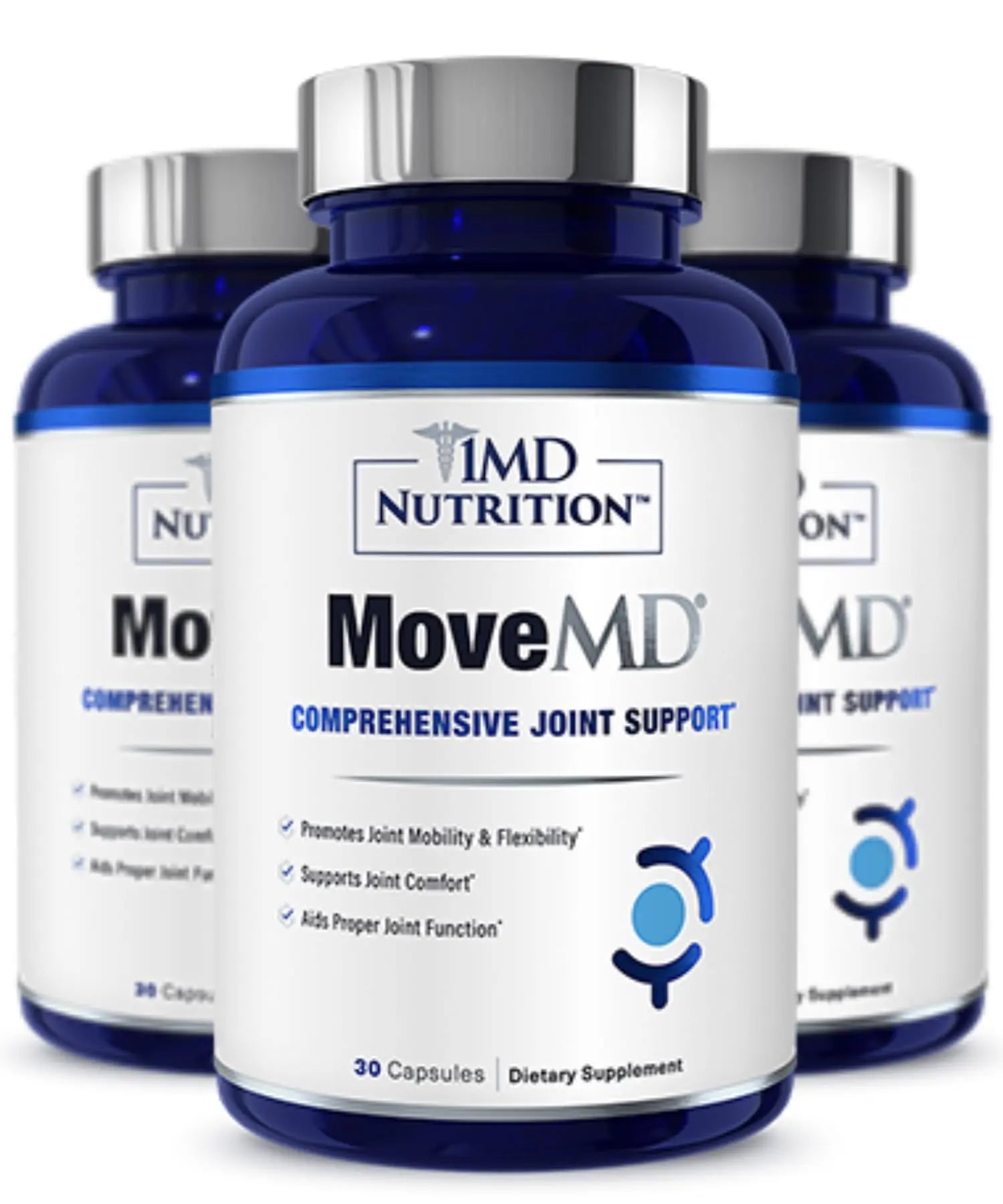 1MD Nutrition MoveMD - Joint Health Supplement - Doctor Formulated | with Collagen, Astaxanthin, and More | 30 Capsules (3-Pack) 1MD Nutrition uk supplements