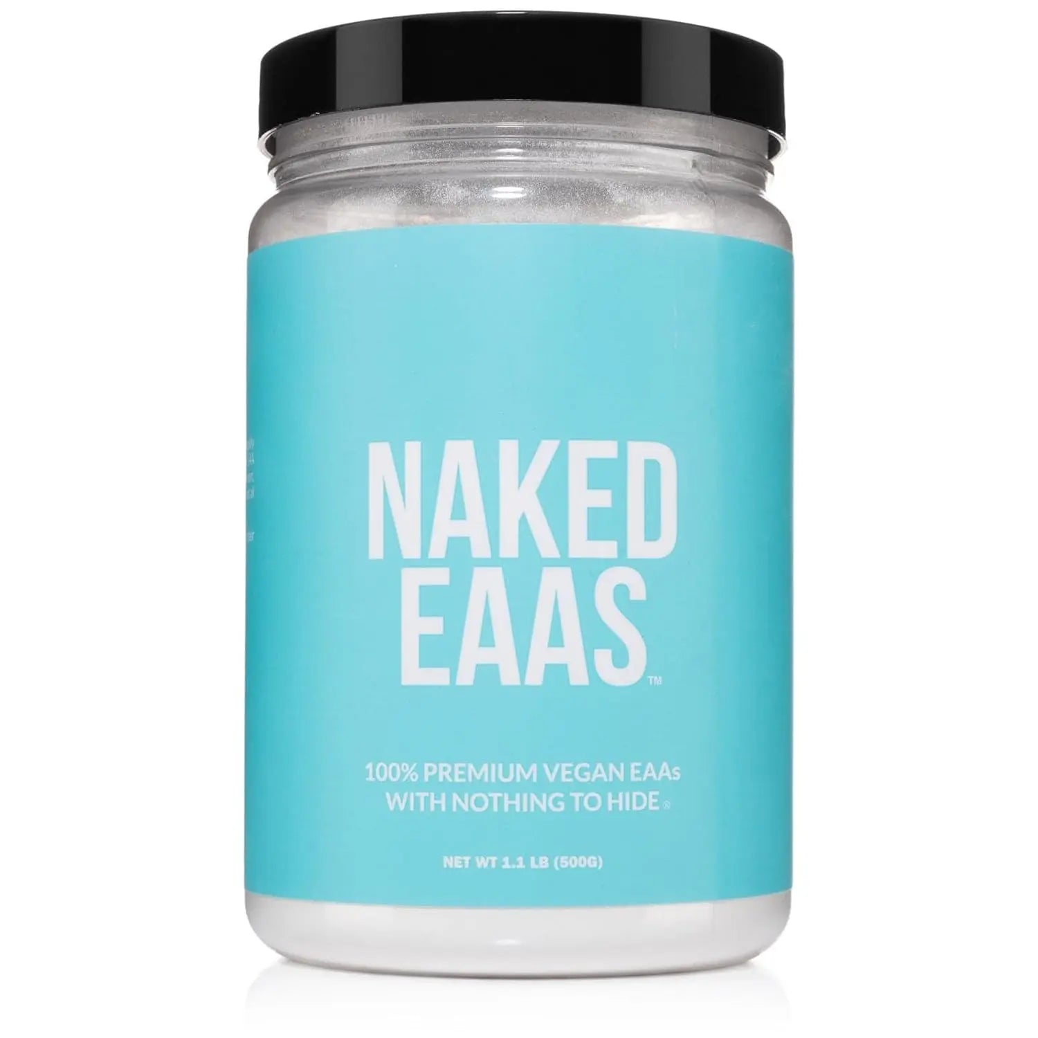 NAKED EAAs Amino Acids Powder - 50 Servings - Vegan Unflavored Essential Amino Acids 500 Grams - Instantized All Natural EAAs Powder Supplement NAKED uk supplements