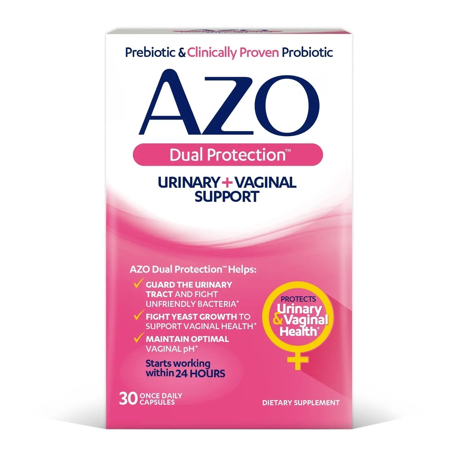 AZO Bladder Control with Go-Less® & Weight Management Dietary Supplement & Dual Protection | Urinary + Vaginal Support* AZO uk supplements