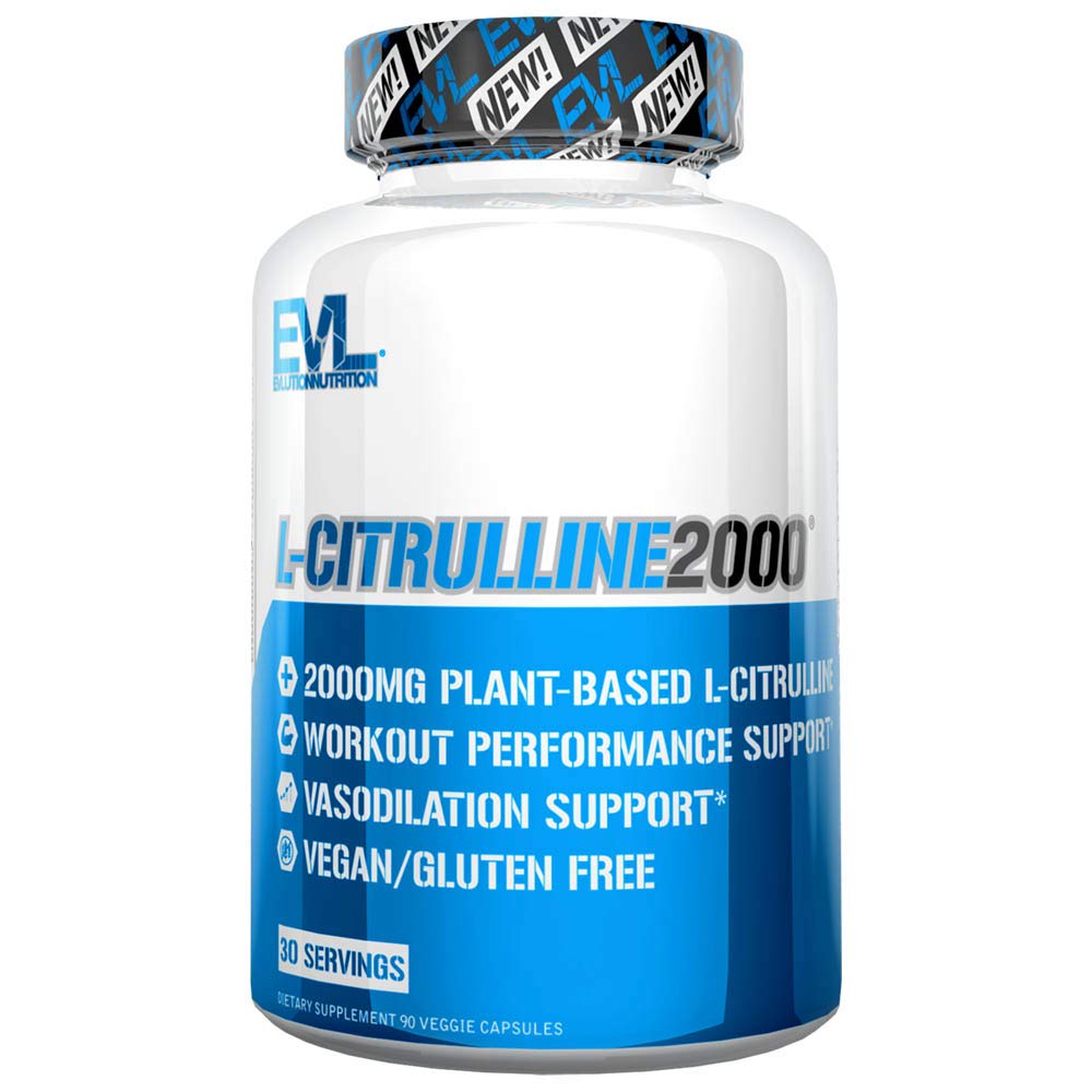 Evlution L-Citrulline2000 Nitric Oxide Supplement for Men Nutrition High Strength L Citrullin Evlution uk supplements