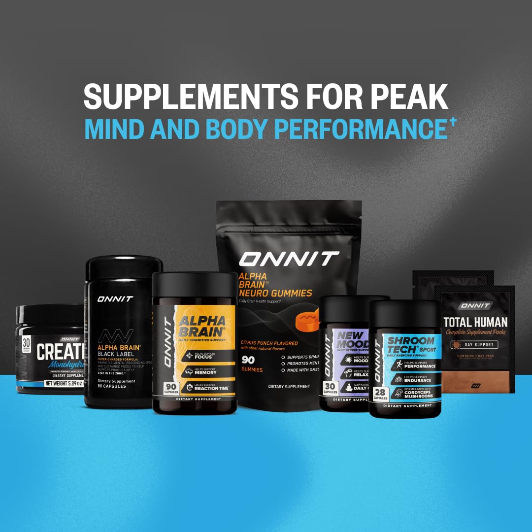 ONNIT Creatine Monohydrate Powder – Unflavored, 90-Serving Value Size – Supports Strength, Lean Muscle, and Brain Energy† – Keto Friendly, No Fillers, 90 Servings, 15.29 oz ONNIT uk supplements