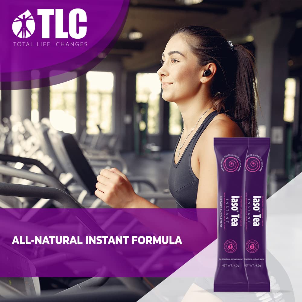 Total Life Changes Raspberry Lemonade Flavor Instant IASO Tea (15 Pack) Total Life Changes uk supplements