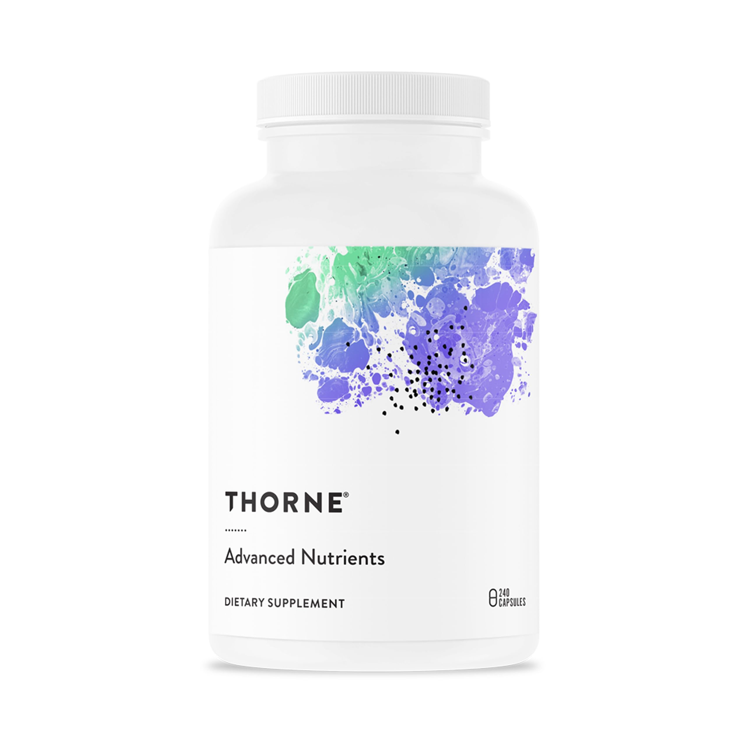 THORNE - Advanced Nutrients - Daily Multi-Vitamin & Mineral Supplement with Nicotinamide Riboside & Resveratrol - NAD Supplement - Third-Party Certified - Gluten, Dairy & Soy-Free - 240 Capsules THORNE uk supplements
