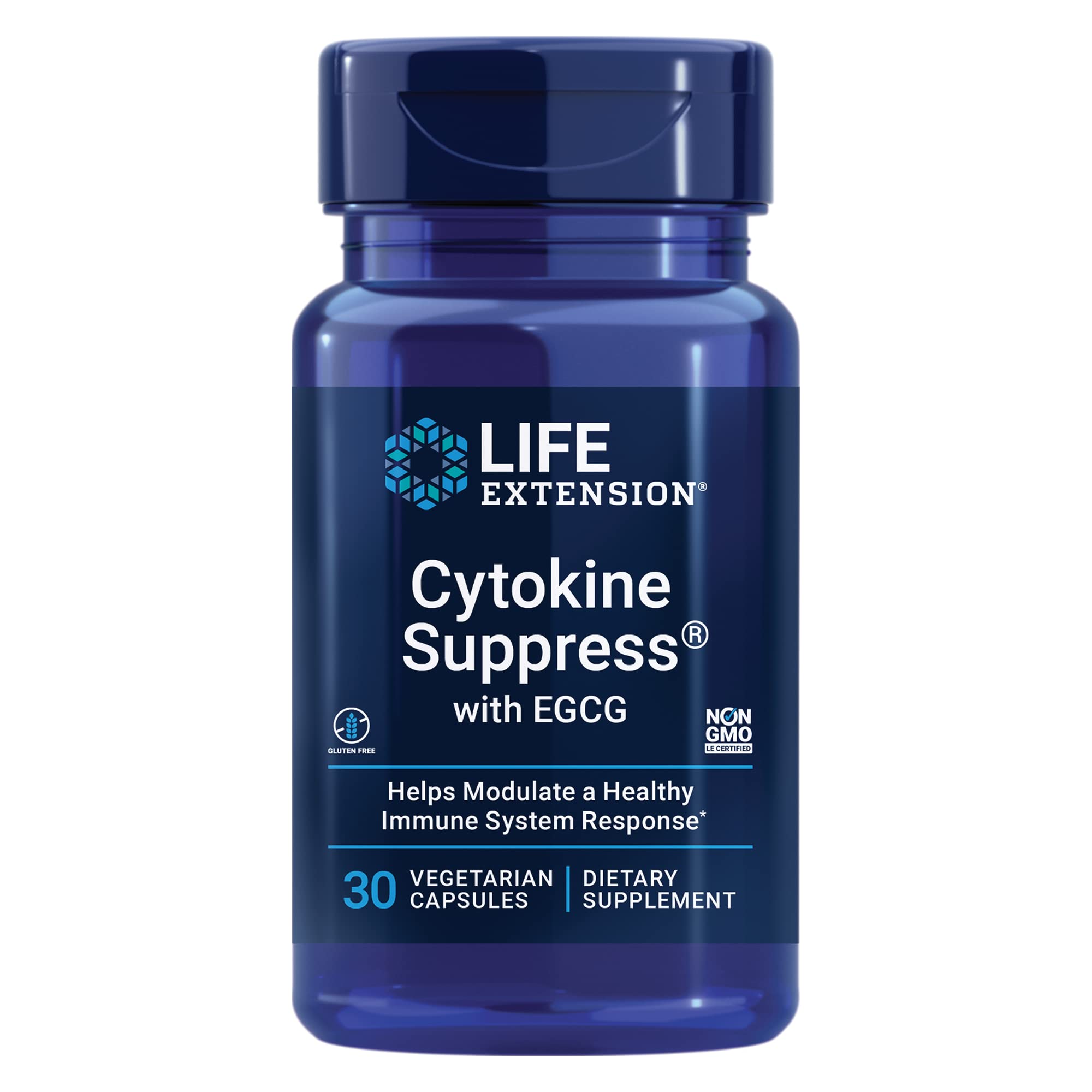 Life Extension Cytokine Suppress with EGCG, 30 Count Life Extension uk supplements