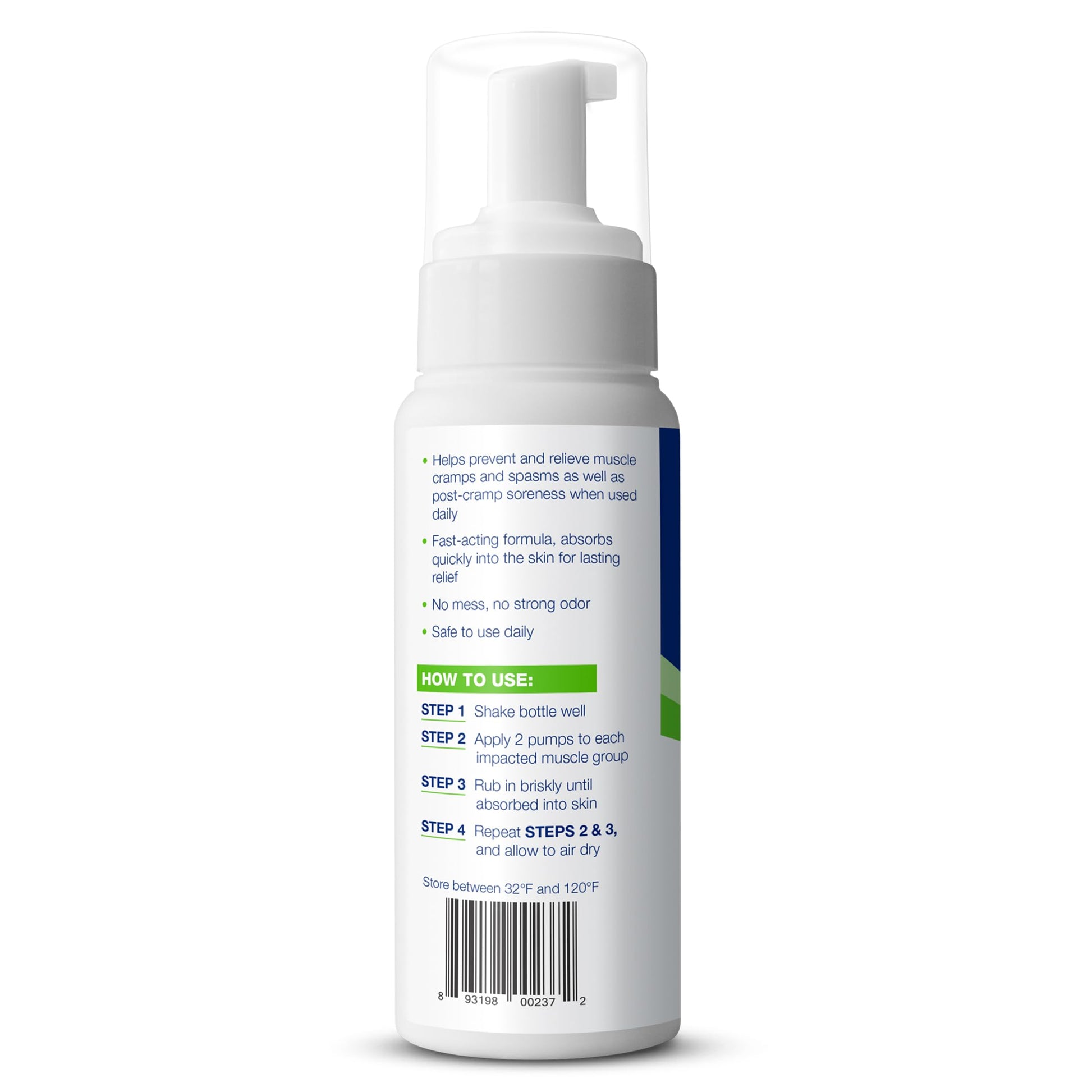 Theraworx Relief for Muscle Cramps Foam Fast-Acting Muscle Spasm, Leg Soreness with Magnesium Sulfate - 7.1 oz - 1 Count Theraworx uk supplements