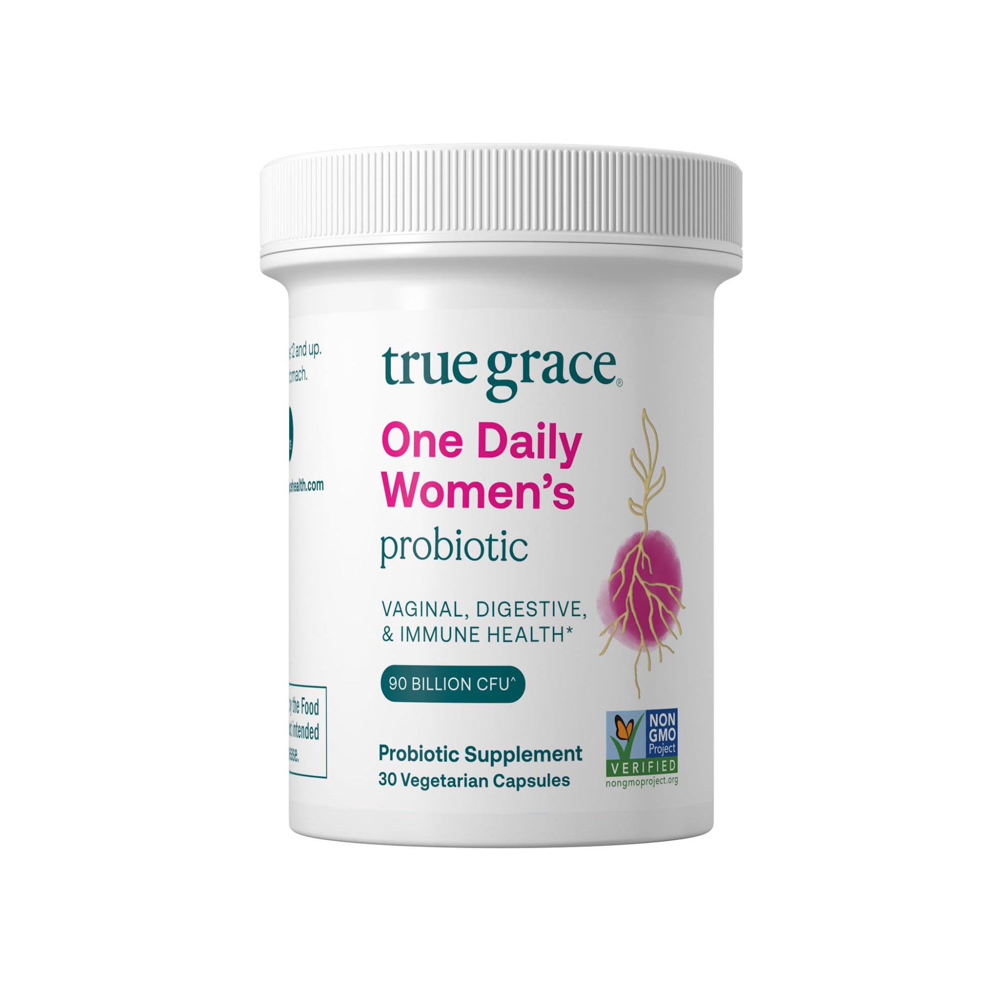 True Grace One Daily Women’s Probiotic - 30 Vegetarian Capsules - 90 Billion CFU - Digestive, Vaginal & Immune Health - Gluten & Soy Free True Grace uk supplements