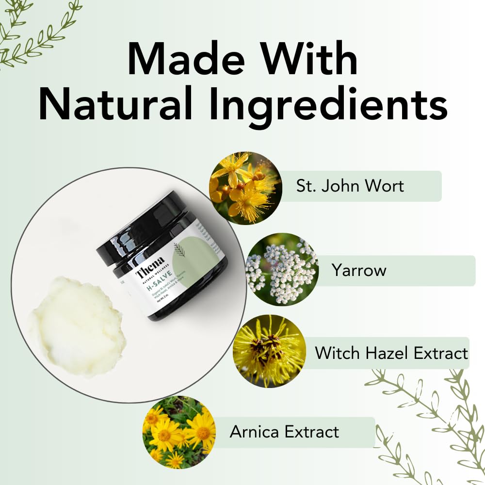 Intense Hemorrhoid Treatment Natural Hemorrhoid Relief Cream, Max Strength Herbal Anal Fissure Relief Ointment with Organic Witch Hazel for Postpartum Piles, Best with Thena Sitz Bath Soak Women Men THENA Natural Wellness uk supplements