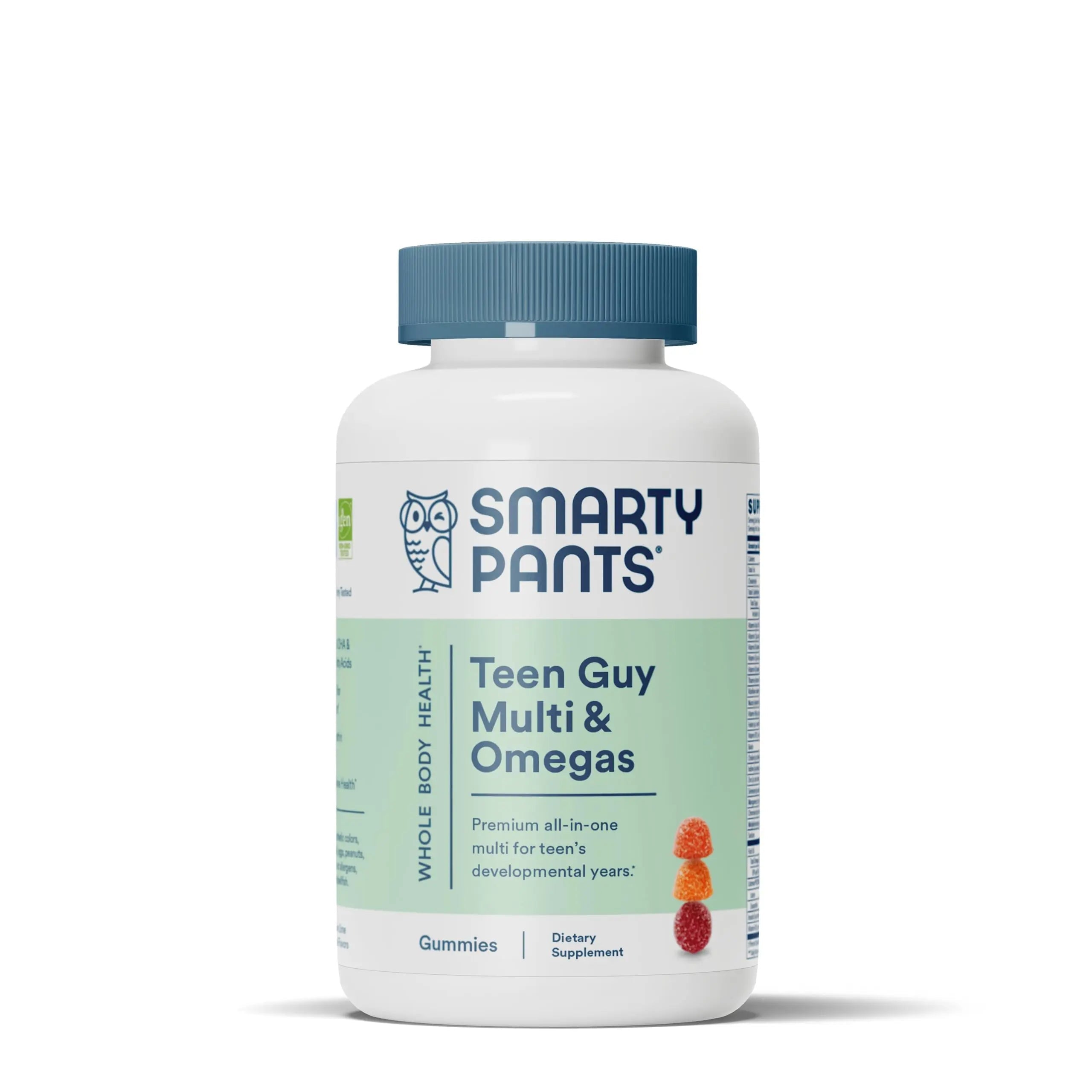 SmartyPants Women's Multivitamin Gummies, Sugar Free: Biotin, Methylfolate, Omega 3 (ALA), Vitamin D & Teen Guy Multivitamin Gummies: Omega 3 Fish Oil (EPA/DHA), Vitamin D3, C, Vitamin B12, B6 SmartyPants uk supplements