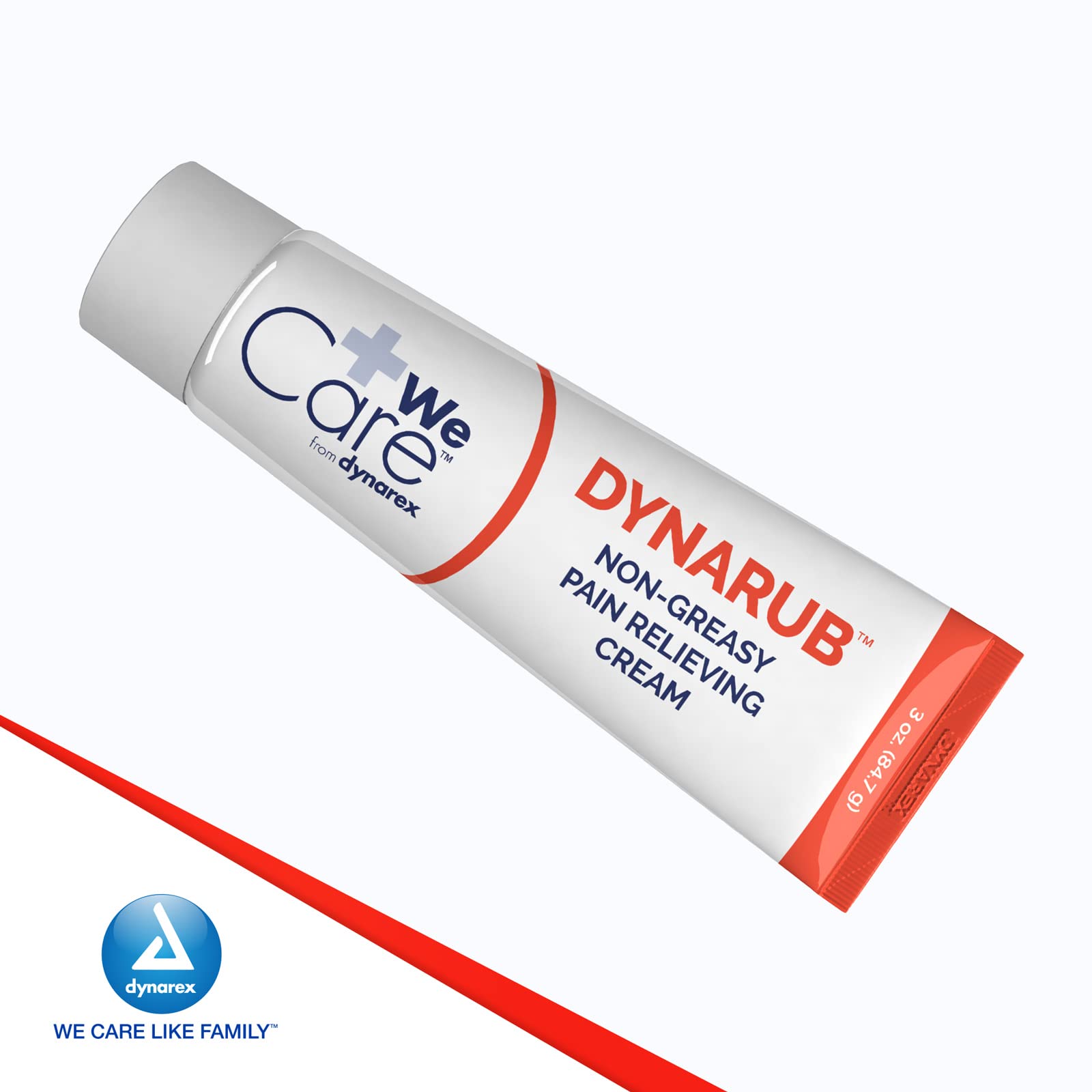 Dynarex DynaRub Cream - Mentholated Topical Muscle Pain Relief Cream - 10% Menthol, 15% Methyl Salicylate - Helps Soothe Joint Swelling & Soreness - Cooling, Non-Greasy Formula - 3oz, 1 Tube Dynarex uk supplements