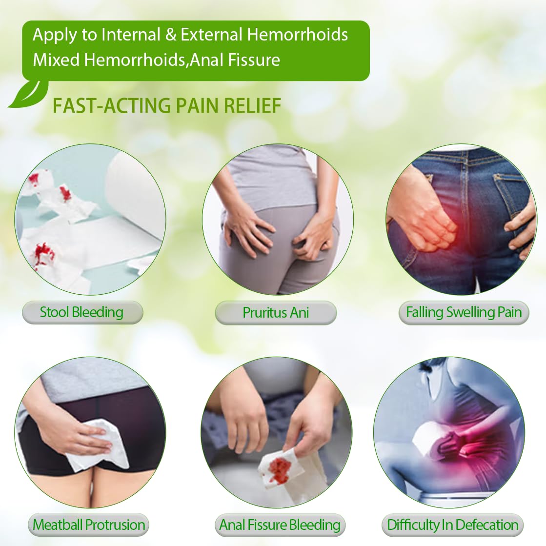 BONIORRI Hemorrhoid & Fissure Relief Cream – Maximum Strength Hemorrhoid Cream, Herbs Fast Acting Ingredients. (0.7 oz Total) BONIORRI uk supplements
