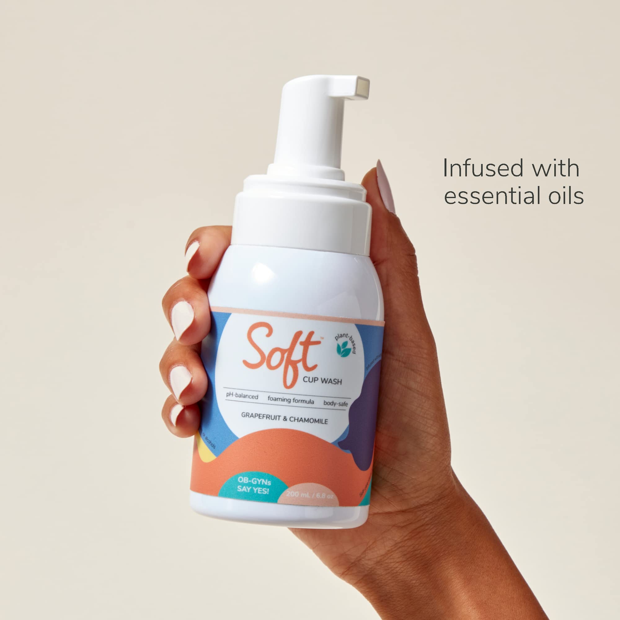 Soft Cup Wash | Menstrual Cup Cleanser for Silicone Period Cups | 6.8 oz | pH-Balanced Softcup uk supplements