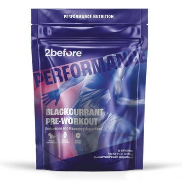 2before Blackcurrant I All Natural Vegan Pre Workout, Caffeine Free I Clean Energy 2before uk supplements