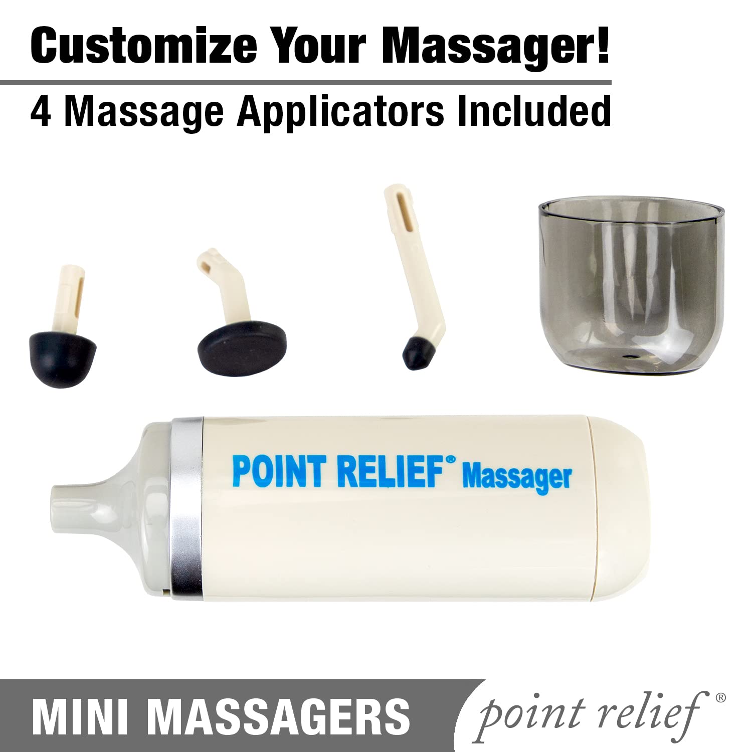 Point Relief 14-1050 Mini Massager for Handheld Targeted Massage Therapy Relieve Muscle Pain Point Relief uk supplements