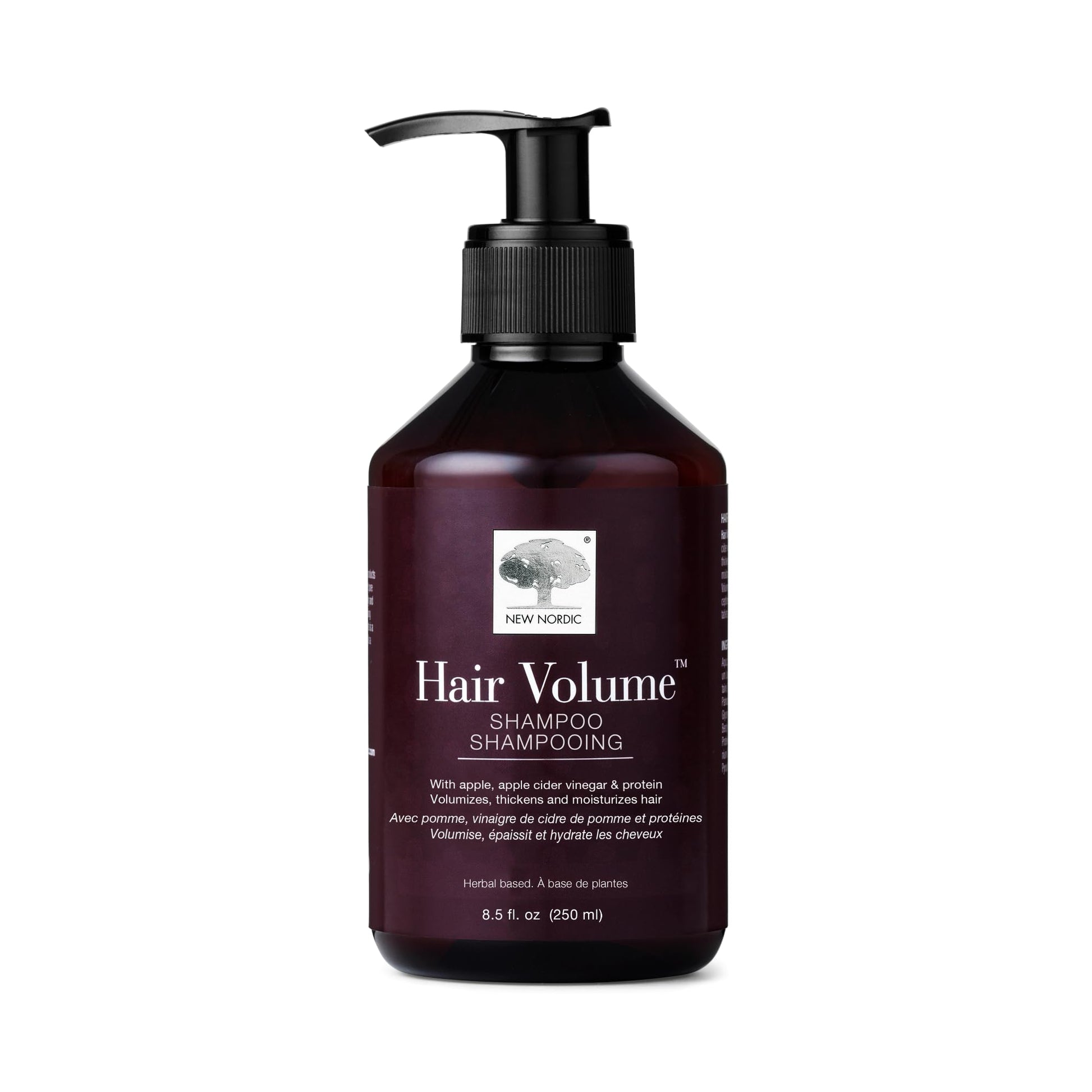 New Nordic Hair Volume Shampoo 250ml - Herbal Volumising Shampoo For Dry Damaged Hair - Suitable for Men and Women NEW NORDIC uk supplements