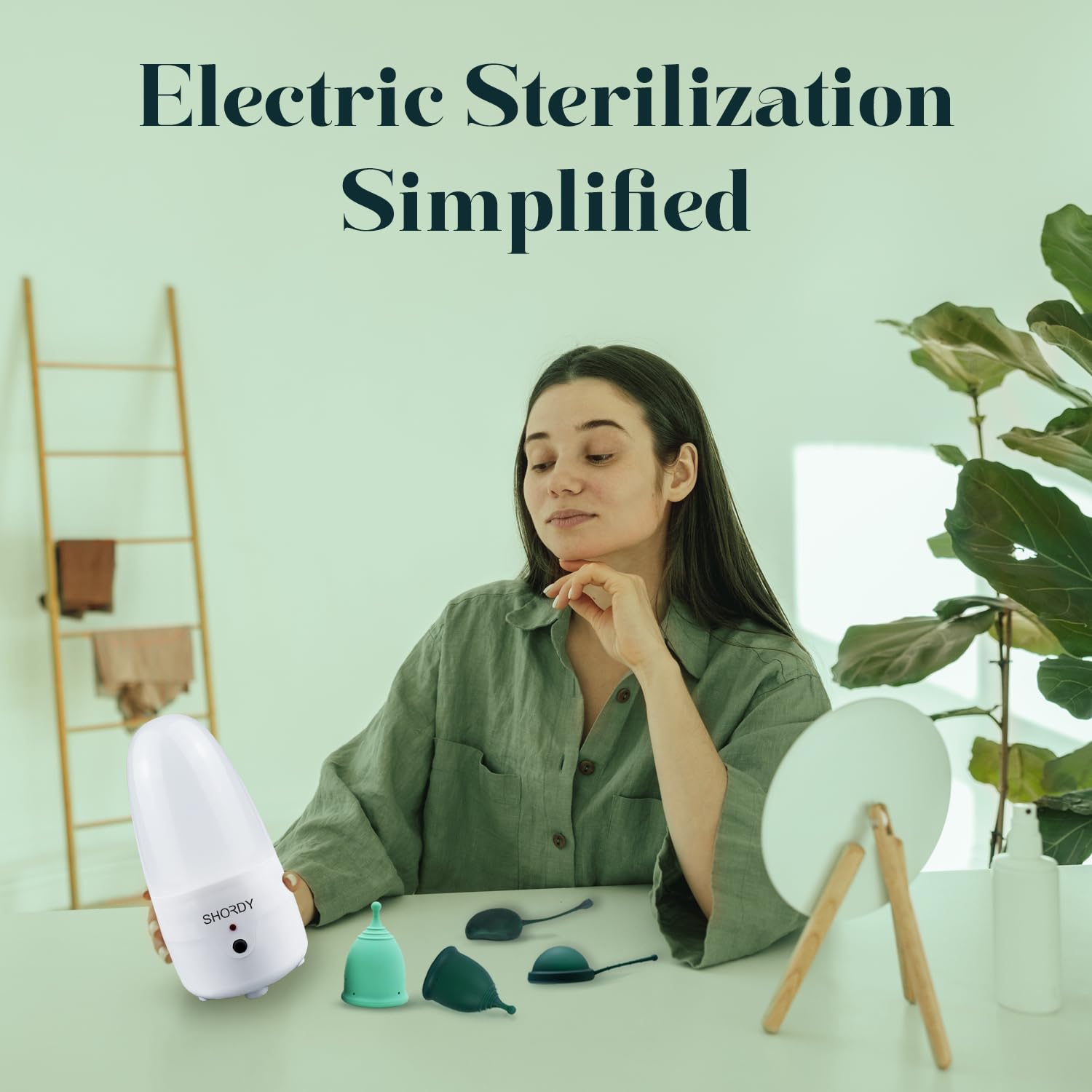 SHORDY Menstrual Cup and Steamer Sterilizer for Beginners Kit Set of 2 Period Cups (Small & Large) SHORDY uk supplements
