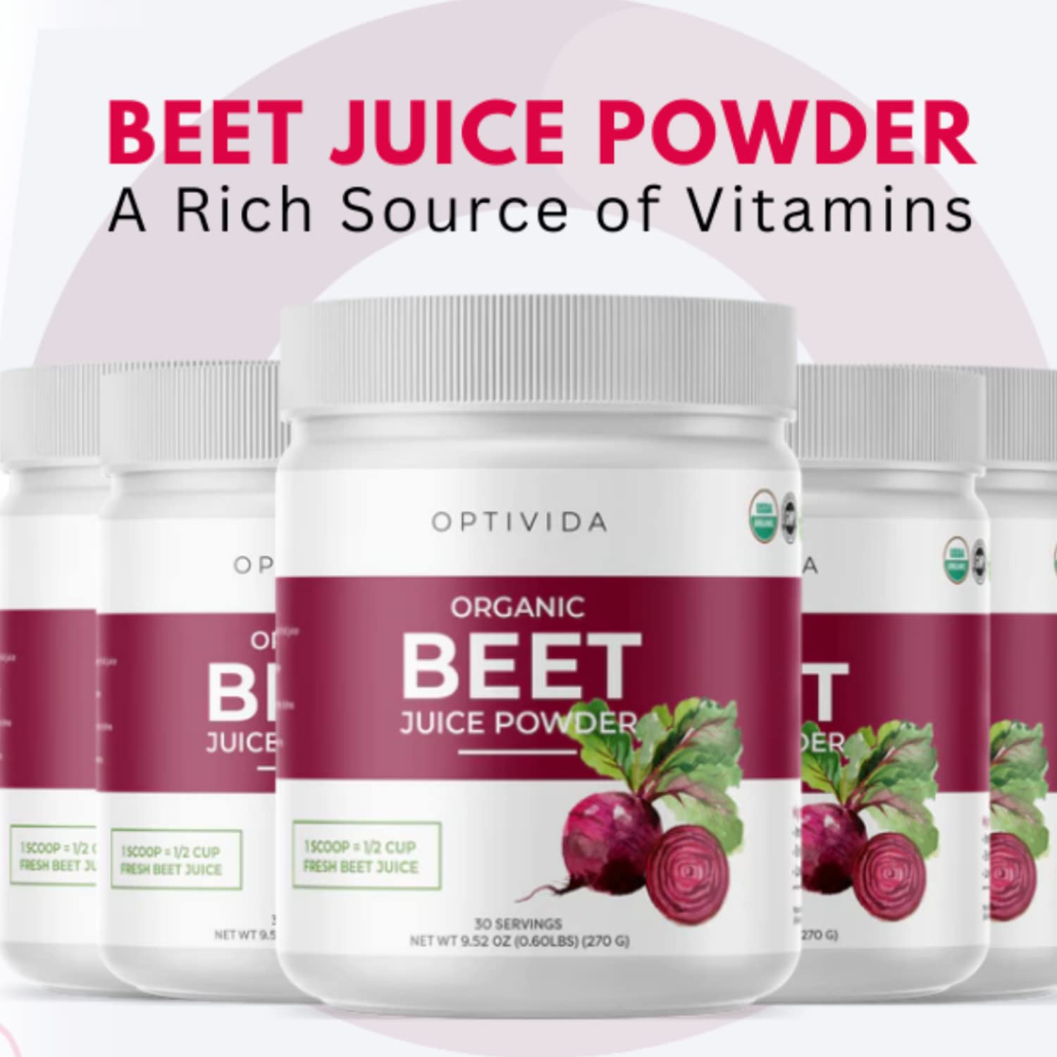 OPTIVIDA Nitric Oxide Beet Powder Organic | All Natural Beets Roots Supplements OPTIVIDA uk supplements