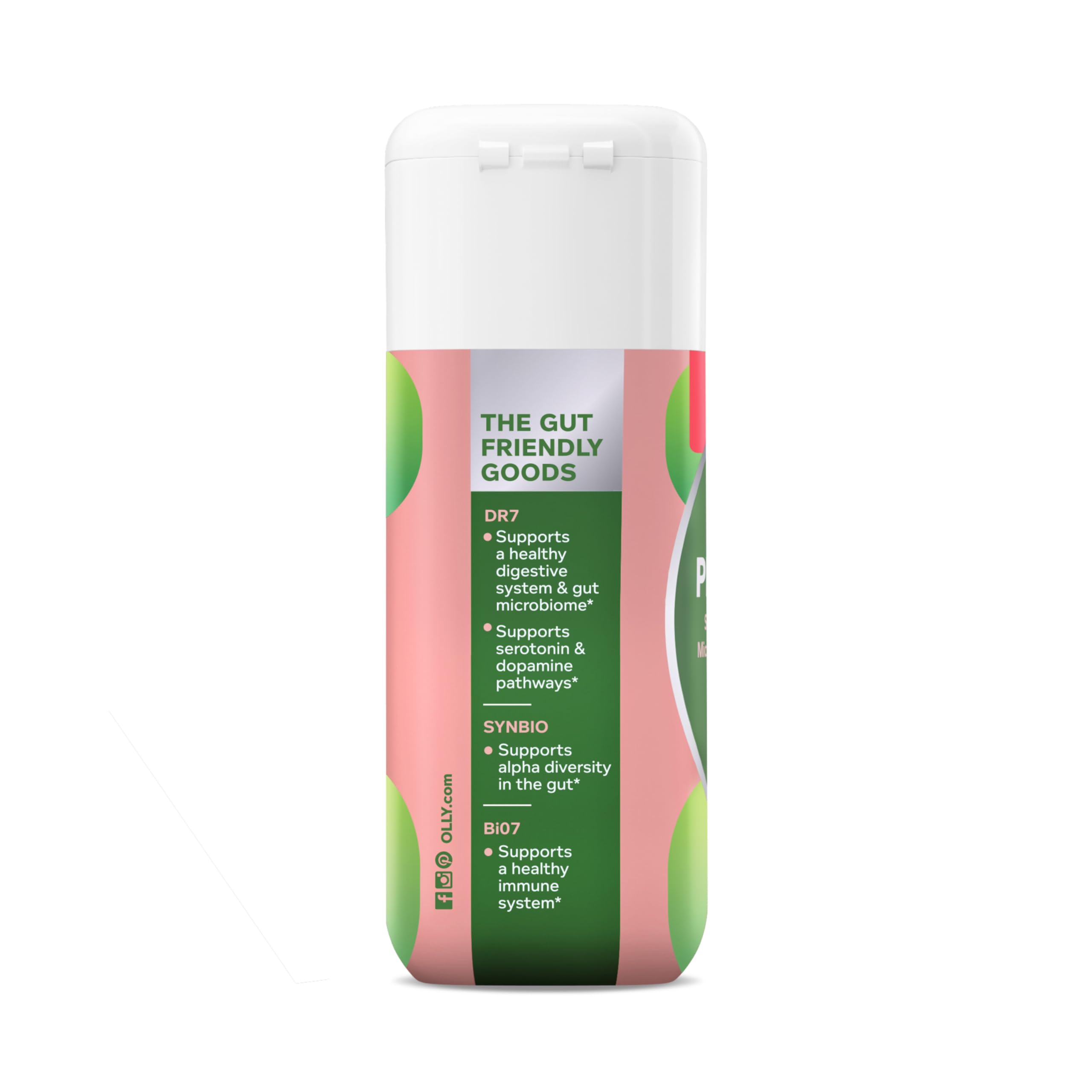 OLLY Big 10 Probiotic, Supports a Healthy Gut Microbiome,* 10 Billion CFUs, 30 Day Supply - 30 Count OLLY uk supplements
