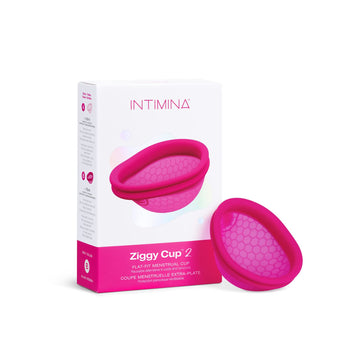 Intimina Ziggy Cup 2 - Extra-Thin Reusable Menstrual Disc, Period Cup, Disposable Menstrual Cup INTIMINA uk supplements