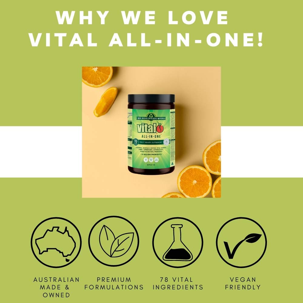 Vital Greens Antioxidant Superfood Powder Natural Multivitamin Formula 300gm / 10.58oz Vital Greens uk supplements