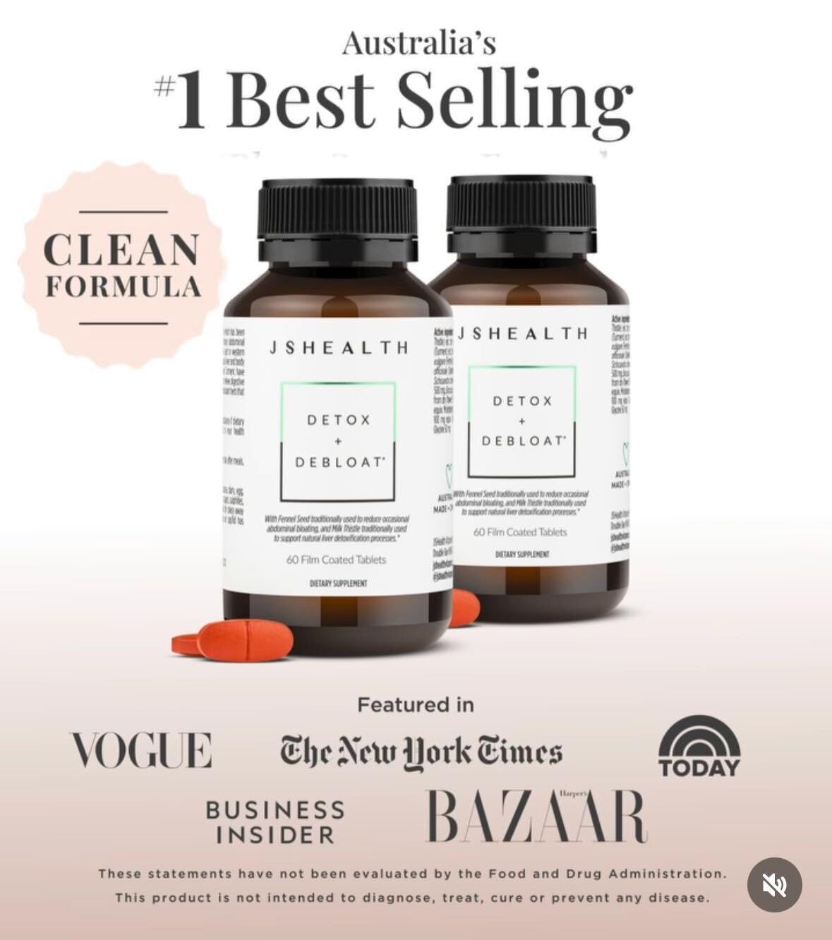 JSHealth Vitamins Detox and Debloat Liver Health Formula | Liver Detox Pills | Debloating JSHealth uk supplements