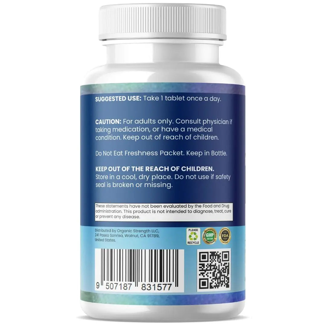 Organic Strength Daily Men's Multivitamins - Multivitamin for Men & Multimineral Supplement for Enhanced Energy Organic Strength uk supplements