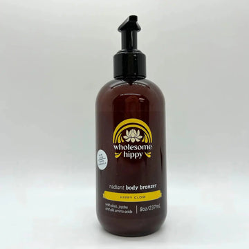 Wholesome Hippy Glow Body Bronzer - Face & Body Bronzer 8oz Wholesome Hippy Naturals uk supplements