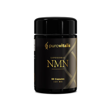 PUROVITALIS Liposomal NMN, 250mg Longevir Nicotinamide Mononucleotide Supplement, NAD+ Boost for Cellular Health, Energy & Healthy Aging, 1-Month Supply (60 Vegan Capsules) PUROVITALIS uk supplements