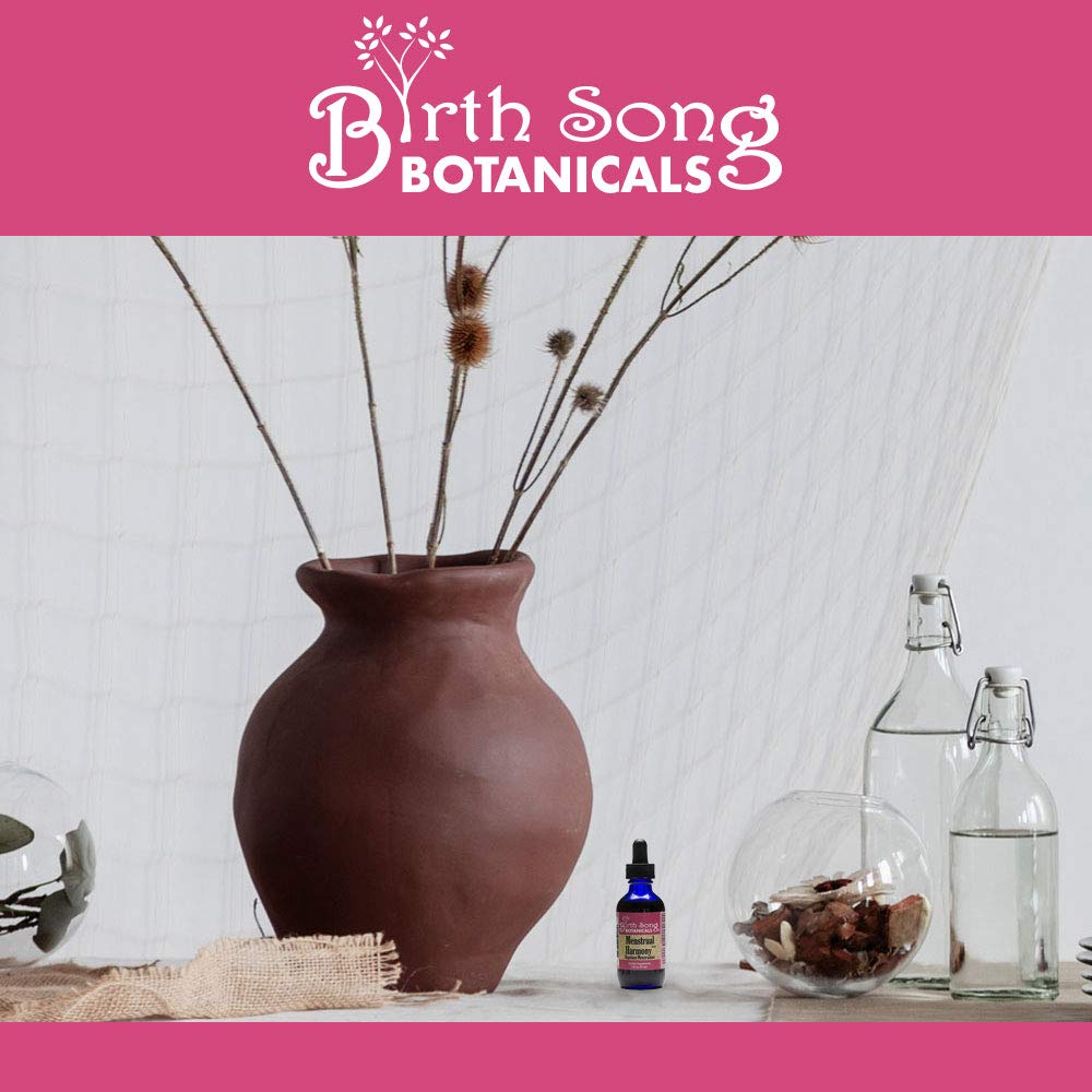 Birth Song Botanicals Menstrual Harmony Tincture, Herbal Period Symptom Support Birth Song Botanicals uk supplements