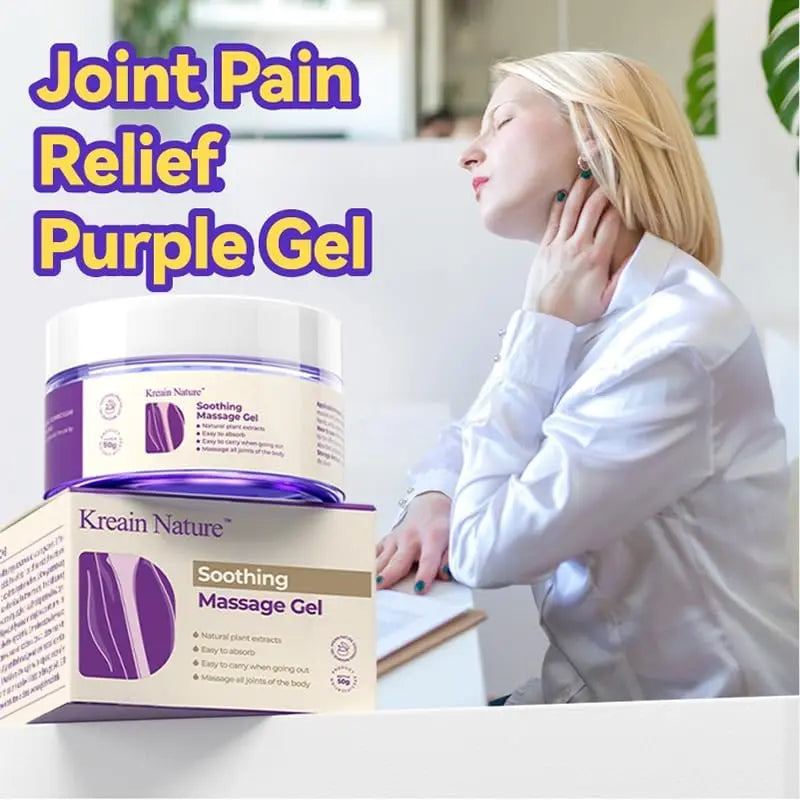 Kreain Nature 2 PCS Joint Gel Purple Soothing Massage Gel Soothes Knees, Lumbar, Neck, Back, Shoulders, Hands, and Feet, 1.76 oz Kreain Nature uk supplements