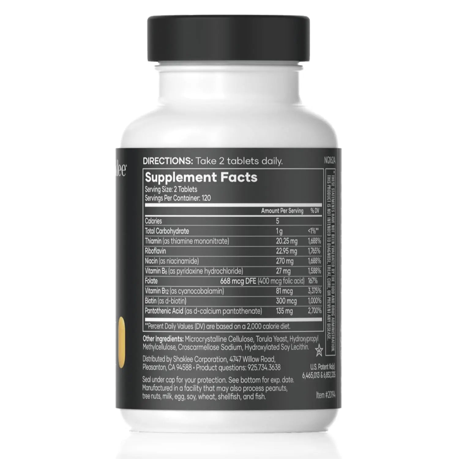 Shaklee - B-Complex- The Ultimate Energy Boost with Patented Bioactivated Absorption System™ - B Vitamins for Enhanced Well-Being Shaklee uk supplements