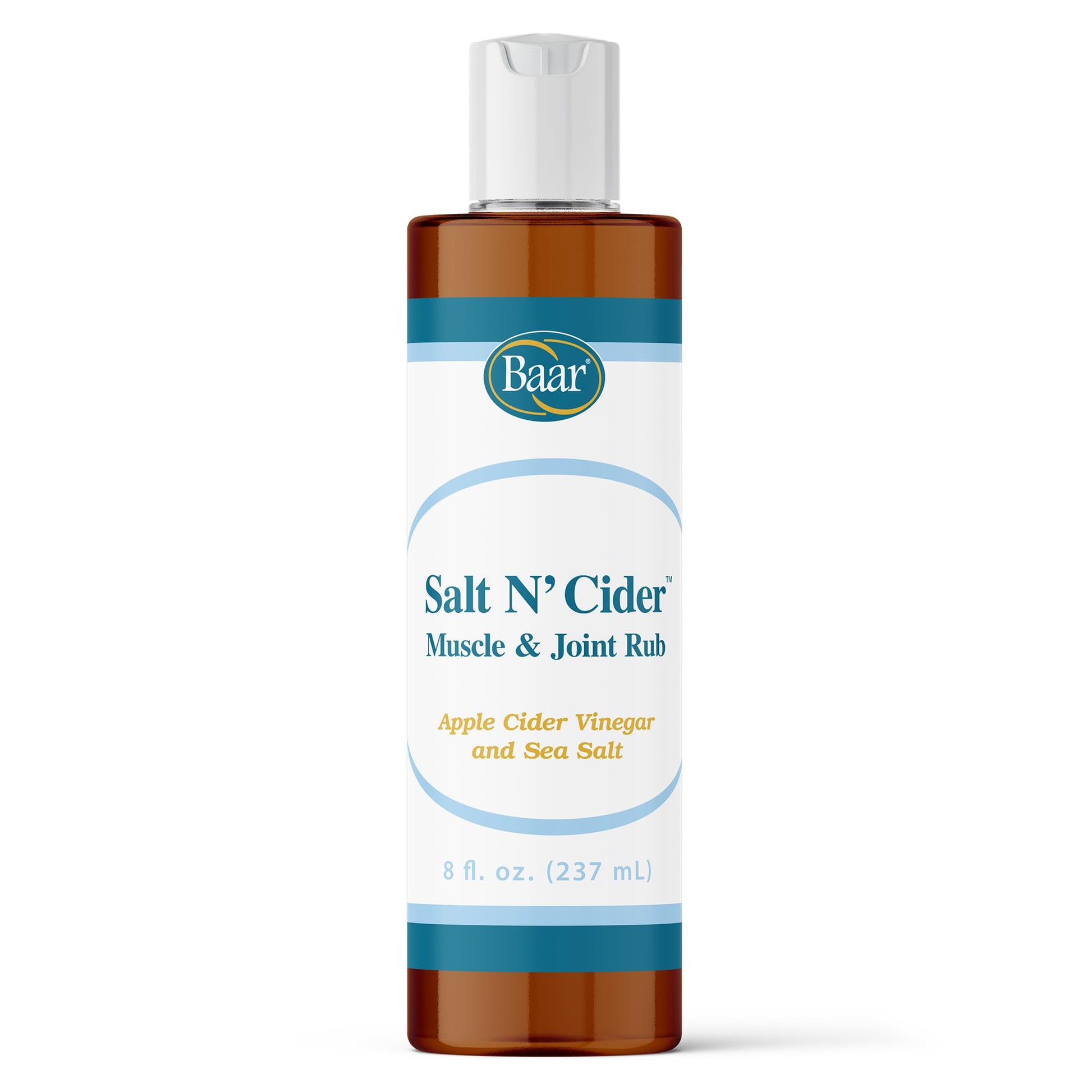 Baar Salt N' Cider Rub - Aids Bruised Ligaments & Tendons, Strains, Sprains & Bone Recovery, 8 fl. oz. Baar uk supplements