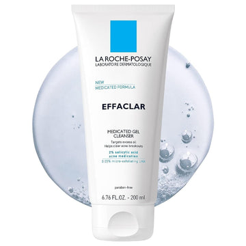 La Roche-Posay Effaclar Medicated Gel Facial Cleanser, Foaming Acne Face La Roche-Posay uk supplements