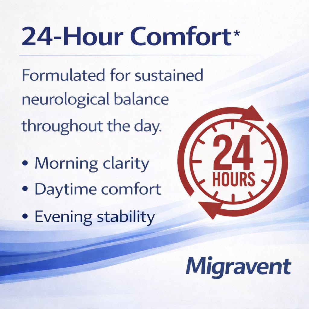 Vita Sciences Migravent – Advanced Nutritional Formula with Magnesium, CoQ10, Vitamin B2, and Butterbur for Brain and Circulatory Wellness – 60 Capsules Vita Sciences uk supplements