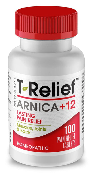 MediNatura T-Relief Arnica +12 Natural Actives - Whole Body Fast-Acting Formula for Women & Men - 100 Tablets MediNatura uk supplements