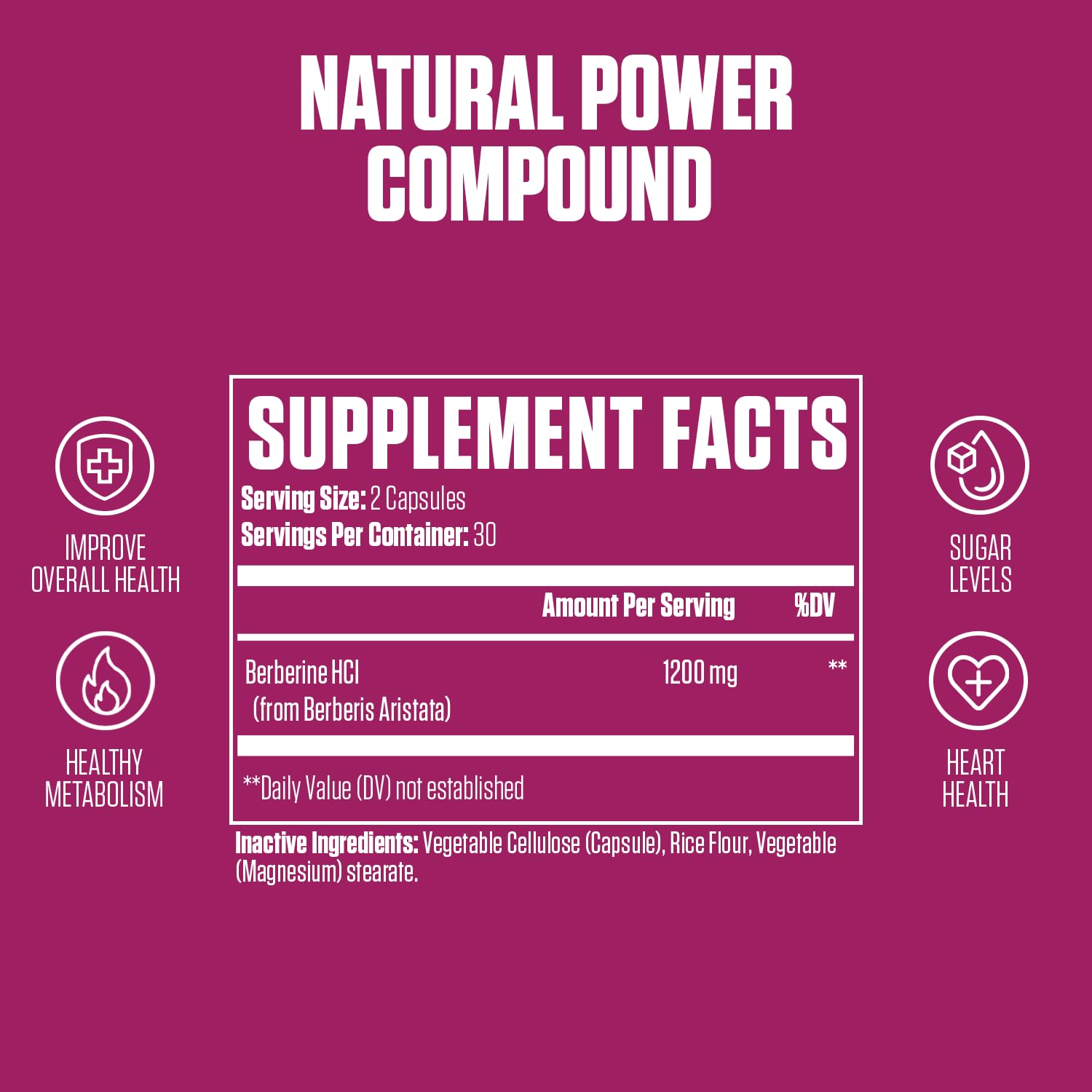 Berberine Extra Strength | #1 Rated Berberine Supplement for Heart Health, Improve Energy EPN Supplements uk supplements